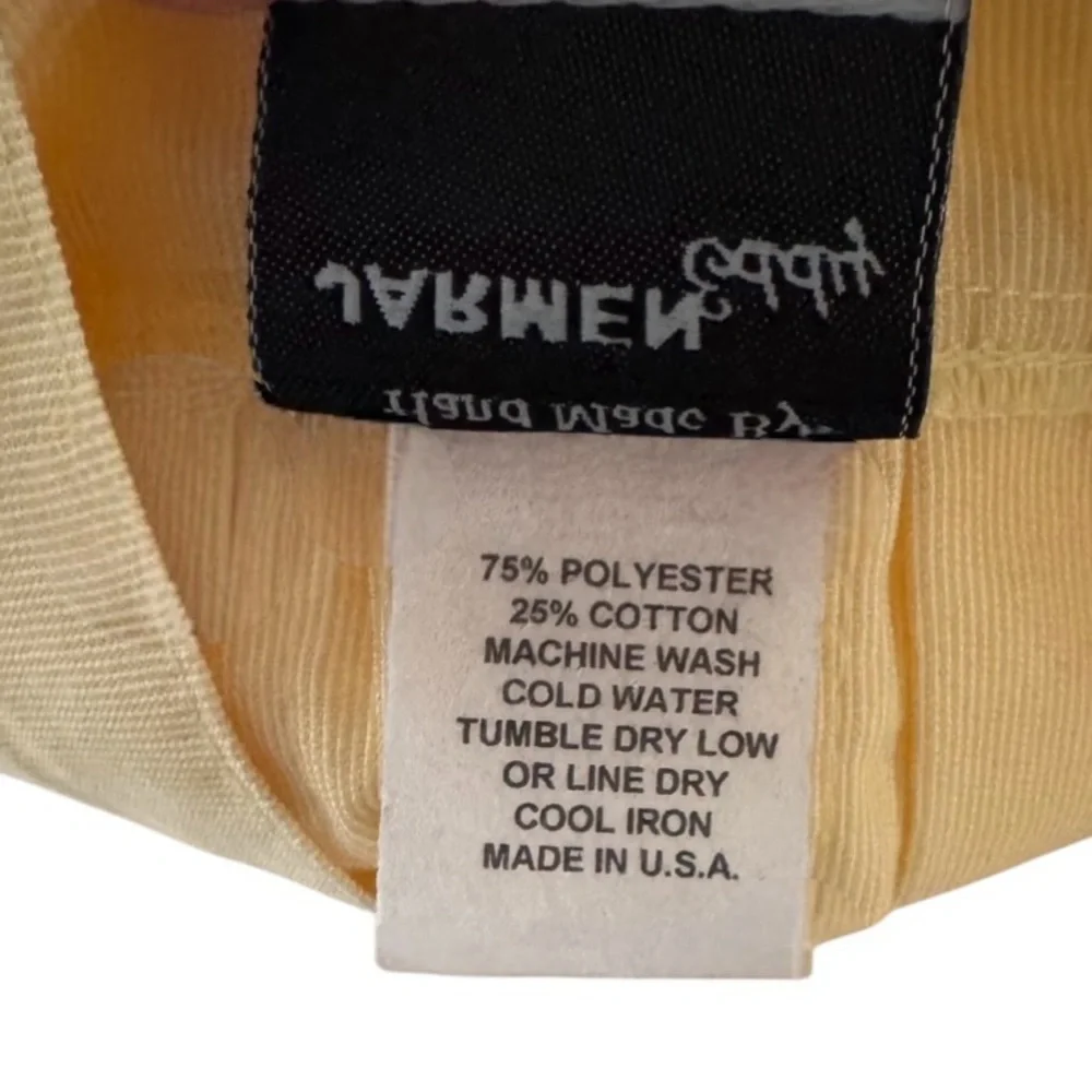 Vintage Jarmen Eddy Butter Yellow Pleated Skirt
